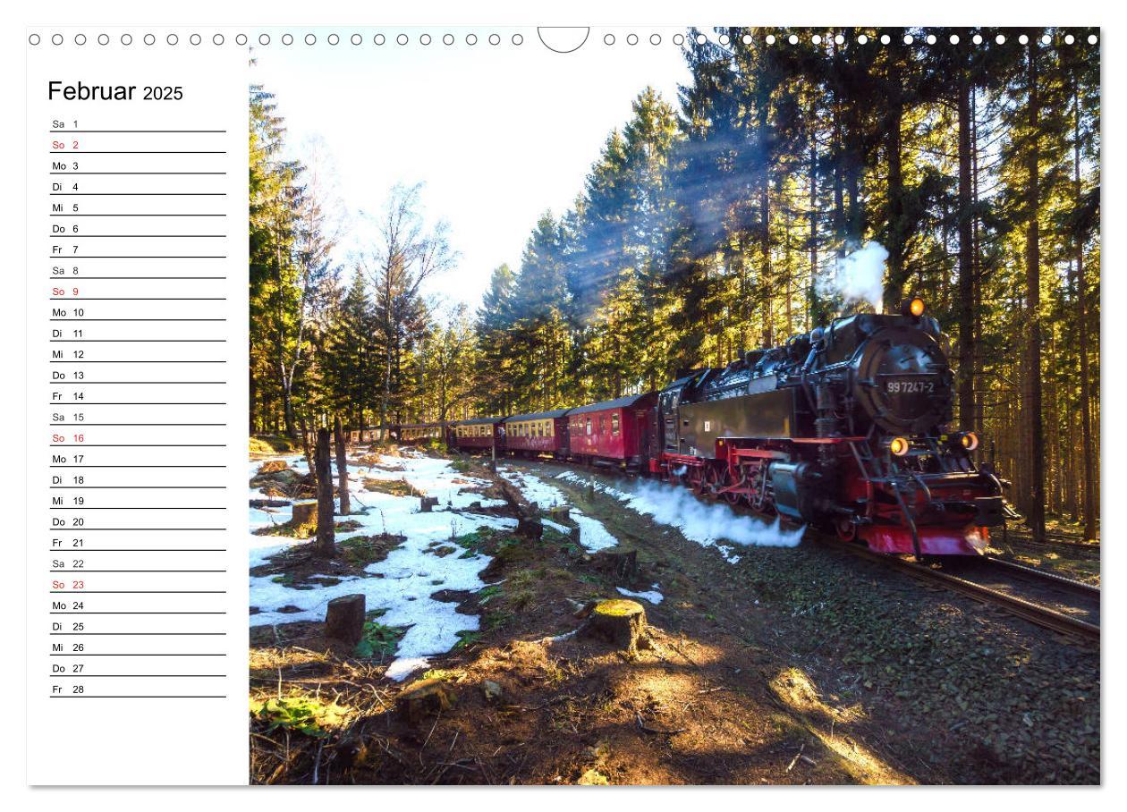 Bild: 9783435217069 | Schmalspurbahnen im Harz (Wandkalender 2025 DIN A3 quer), CALVENDO...