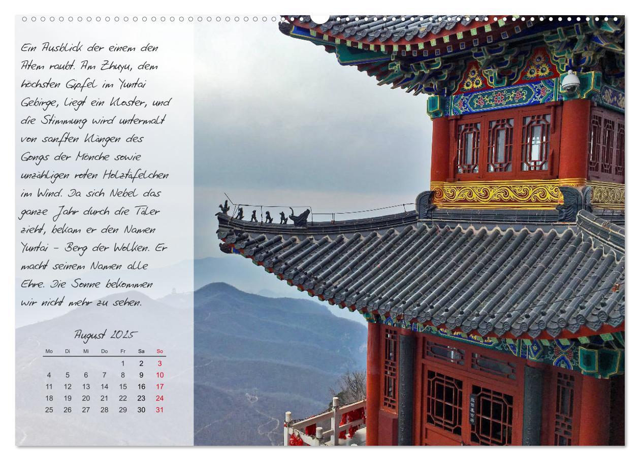 Bild: 9783435201013 | Geheimnisvolles China 2025 (hochwertiger Premium Wandkalender 2025...