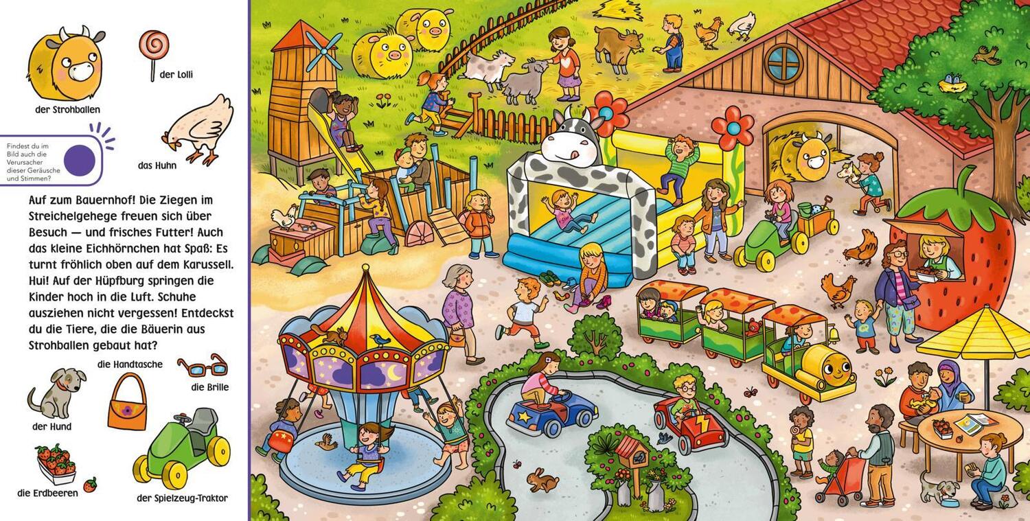 Bild: 9783551253323 | Hör mal (Soundbuch): Wimmelbuch: Spielplatz | Julia Hofmann | Buch