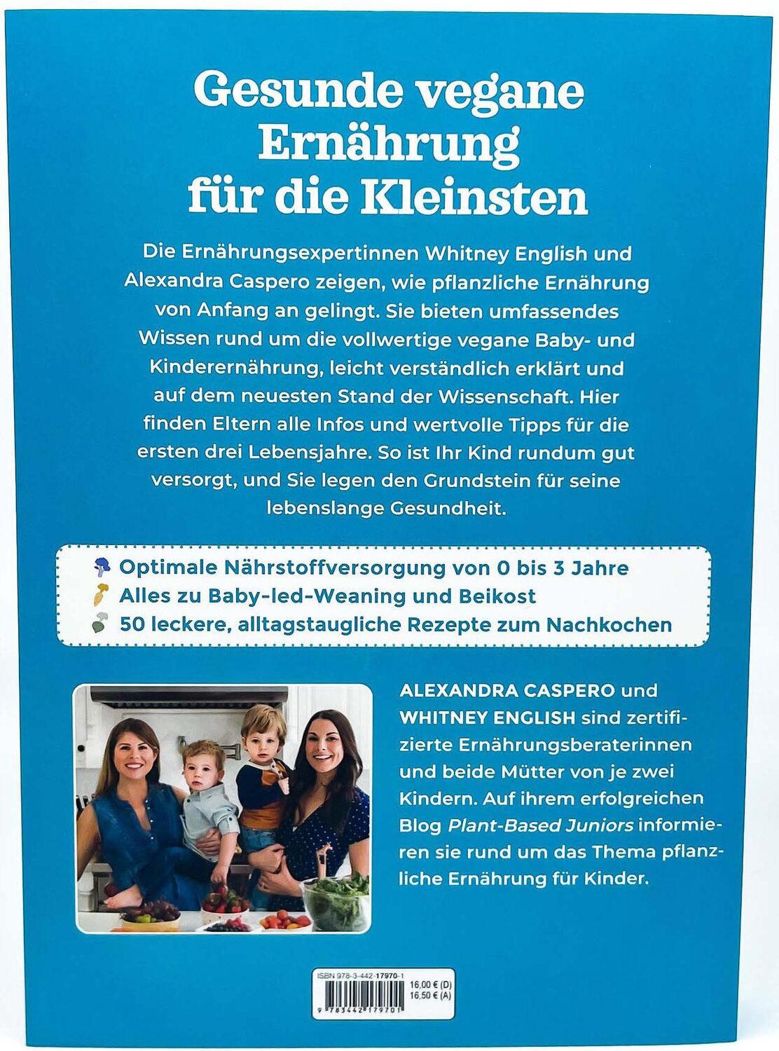 Bild: 9783442179701 | Vegane Ernährung für Babys und Kleinkinder | Alexandra Caspero (u. a.)