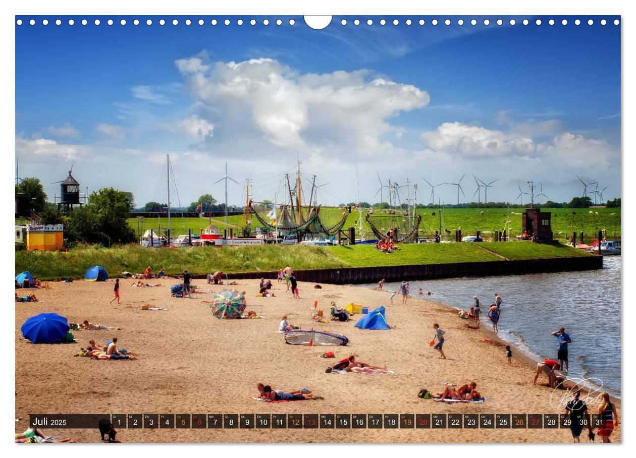 Bild: 9783435719785 | Friesland - Nordseebad Dangast / CH-Version (Wandkalender 2025 DIN...