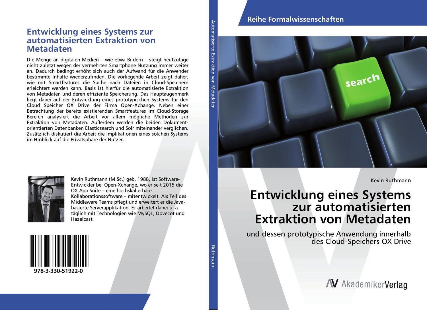 Cover: 9783330519220 | Entwicklung eines Systems zur automatisierten Extraktion von Metadaten