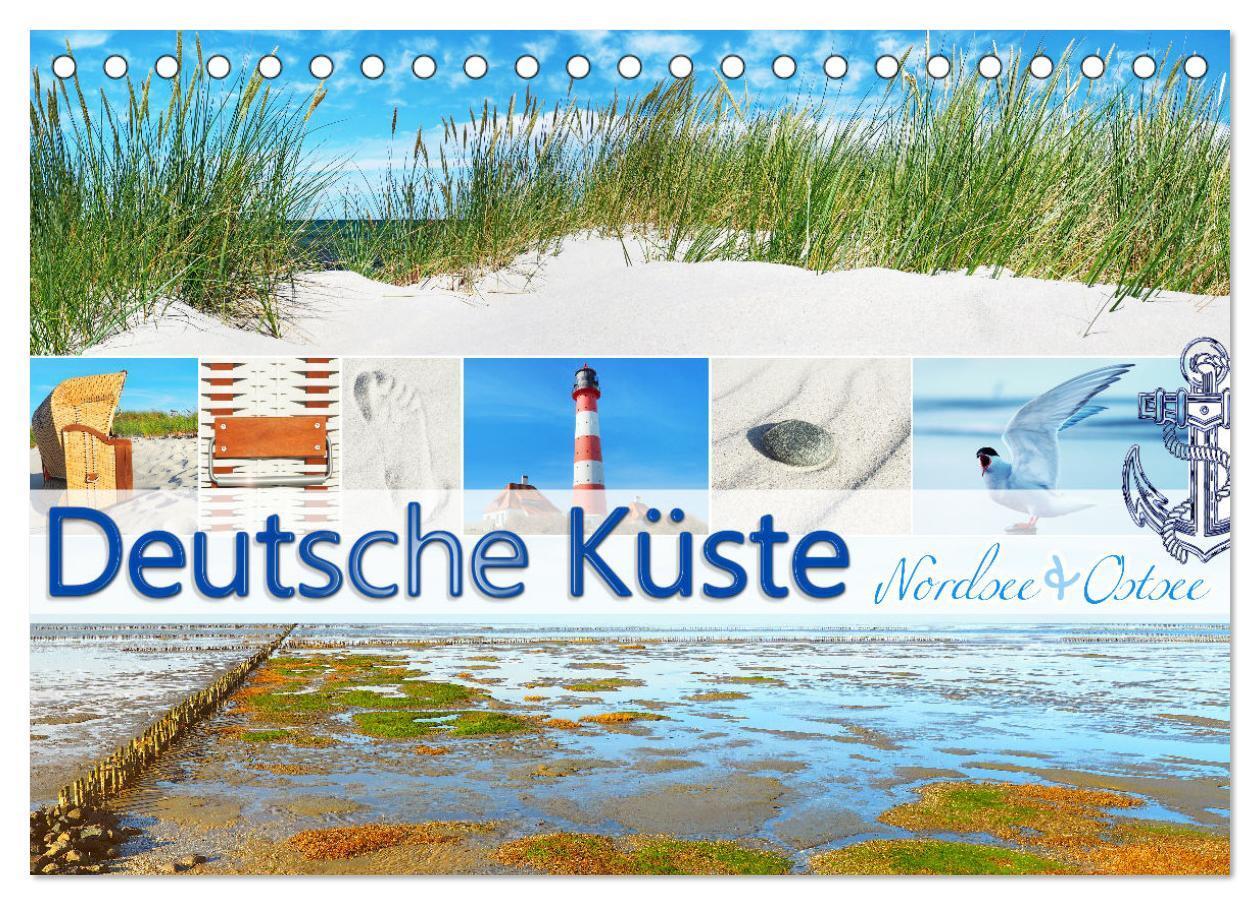 Cover: 9783435064397 | Deutsche Küste - Nordsee und Ostsee (Tischkalender 2025 DIN A5...