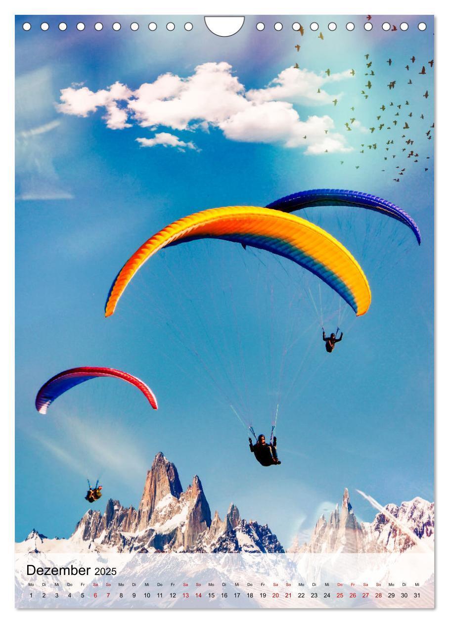 Bild: 9783435931804 | Paragliding - einfach Spaß (Wandkalender 2025 DIN A4 hoch),...