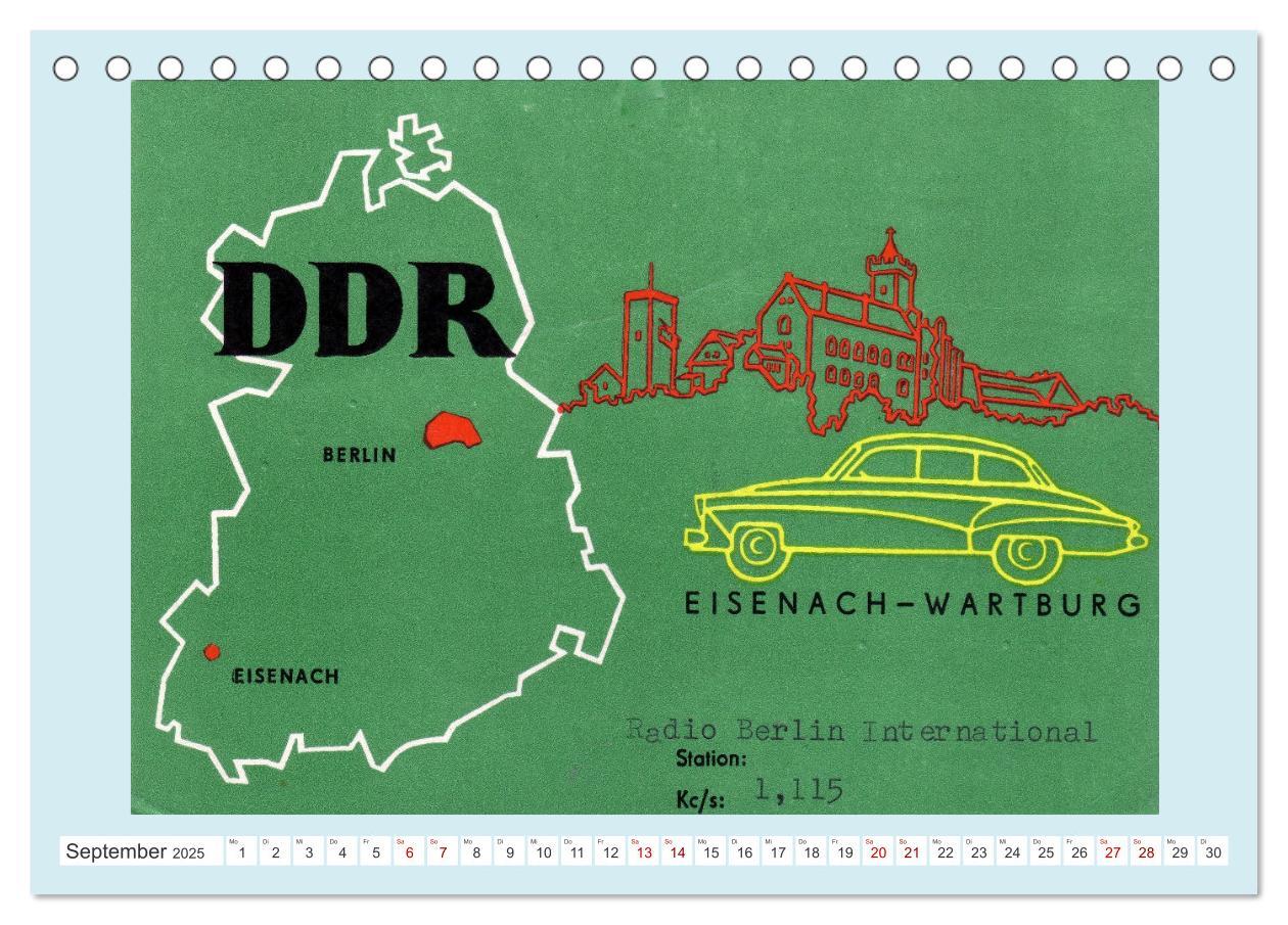 Bild: 9783457243381 | Rundfunk in Deutschland - Historische QSL-Karten (Tischkalender...