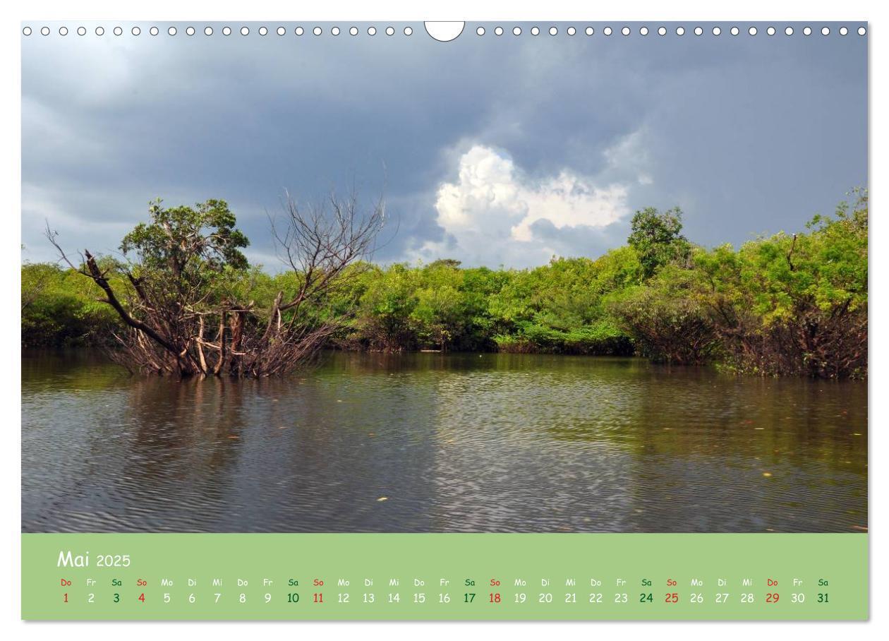 Bild: 9783435658152 | Am Amazonas (Wandkalender 2025 DIN A3 quer), CALVENDO Monatskalender