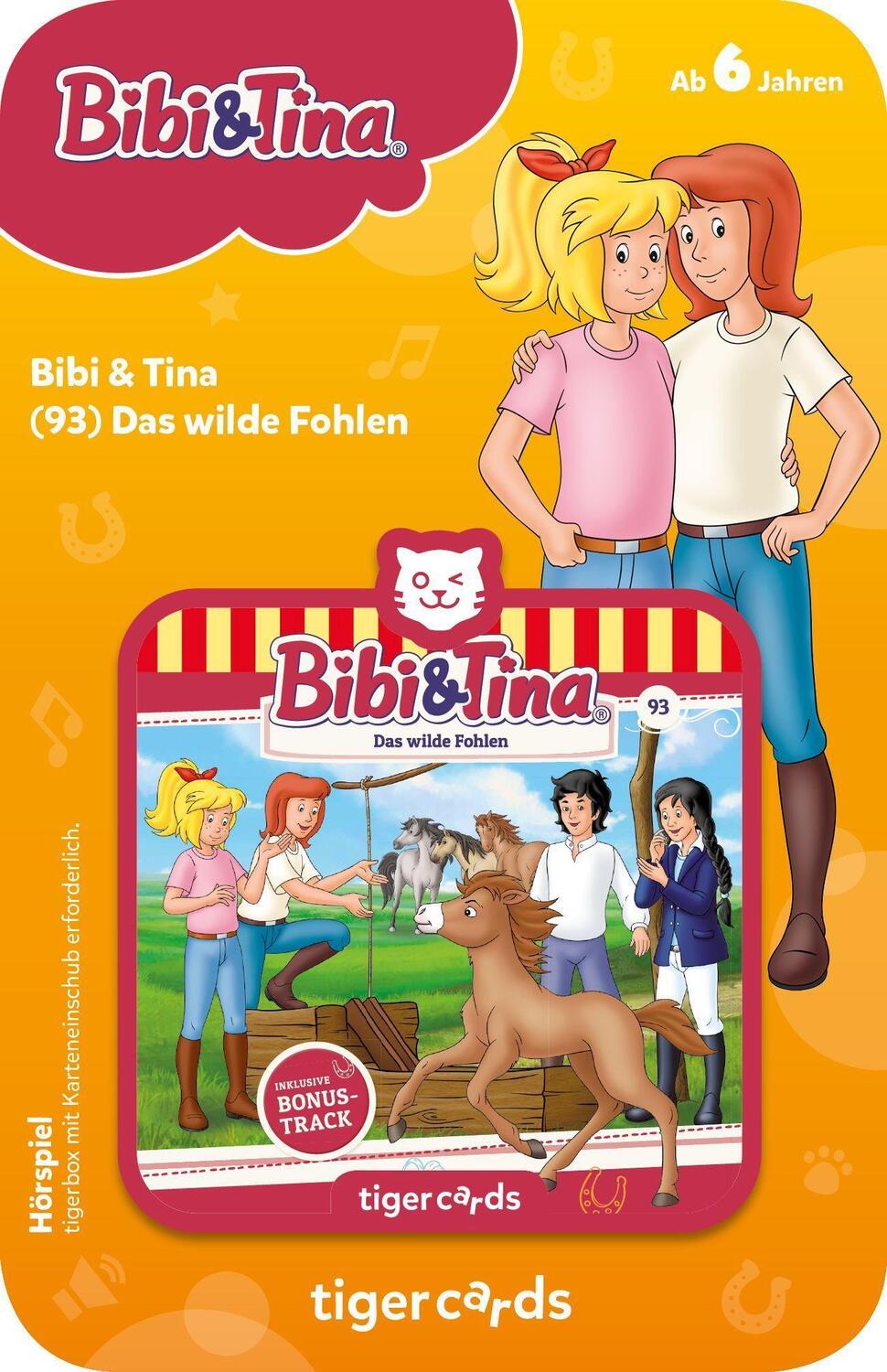 Bild: 4260535480951 | tigercard - Bibi & Tina - Folge 93: Das wilde Fohlen | Stück | Deutsch