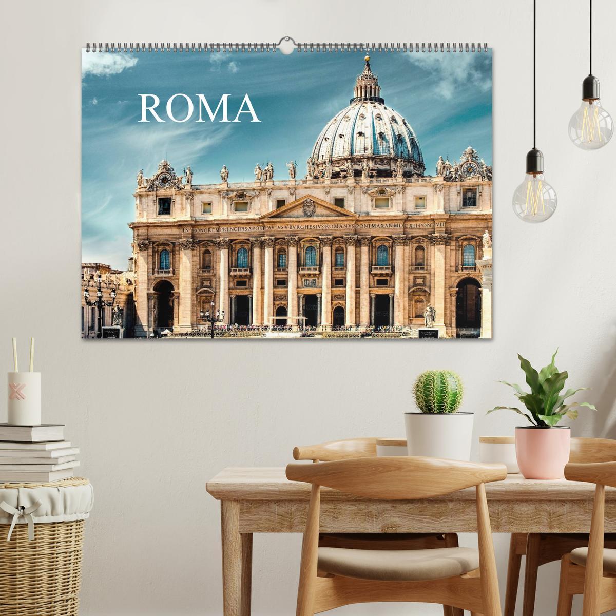 Bild: 9783435462407 | Roma (Wandkalender 2025 DIN A2 quer), CALVENDO Monatskalender | 2025