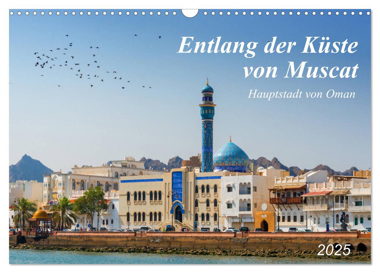 Cover: 9783435126835 | Entlang der Küste von Muscat (Wandkalender 2025 DIN A3 quer),...