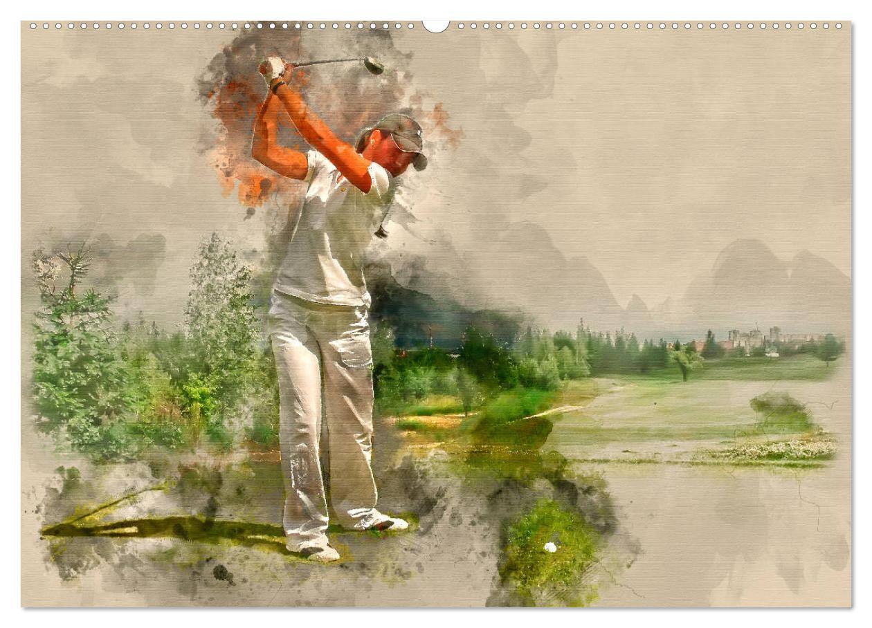 Bild: 9783435408016 | Ich liebe Golf (hochwertiger Premium Wandkalender 2025 DIN A2...