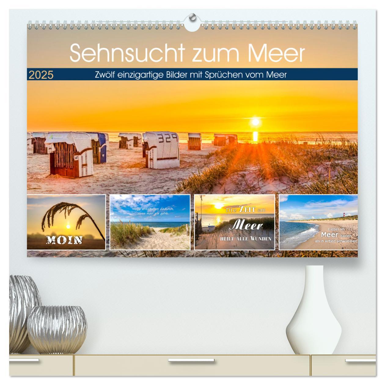 Cover: 9783435042838 | Sehnsucht zum Meer (hochwertiger Premium Wandkalender 2025 DIN A2...