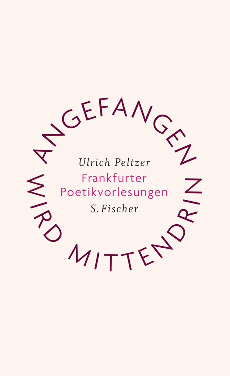 Cover: 9783100608062 | Angefangen wird mittendrin | Frankfurter Poetikvorlesungen | Peltzer