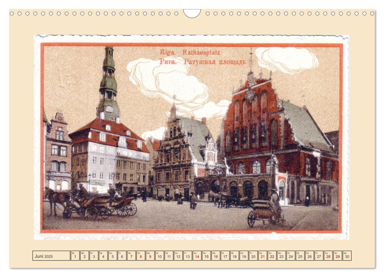 Bild: 9783383920455 | Gruss aus Riga - Historische Ansichtskarten (Wandkalender 2025 DIN...