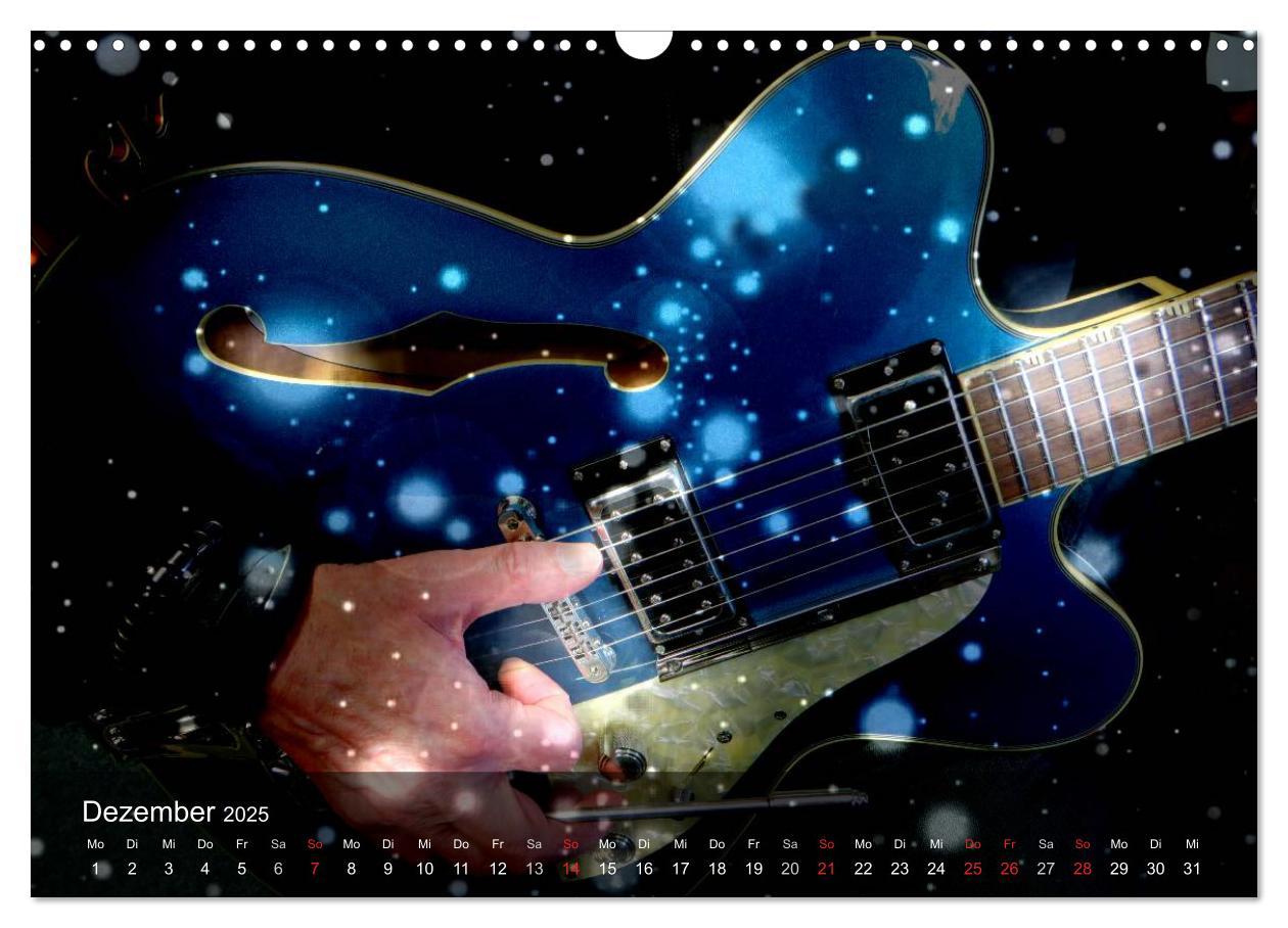 Bild: 9783435570096 | Rockgitarren Power (Wandkalender 2025 DIN A3 quer), CALVENDO...