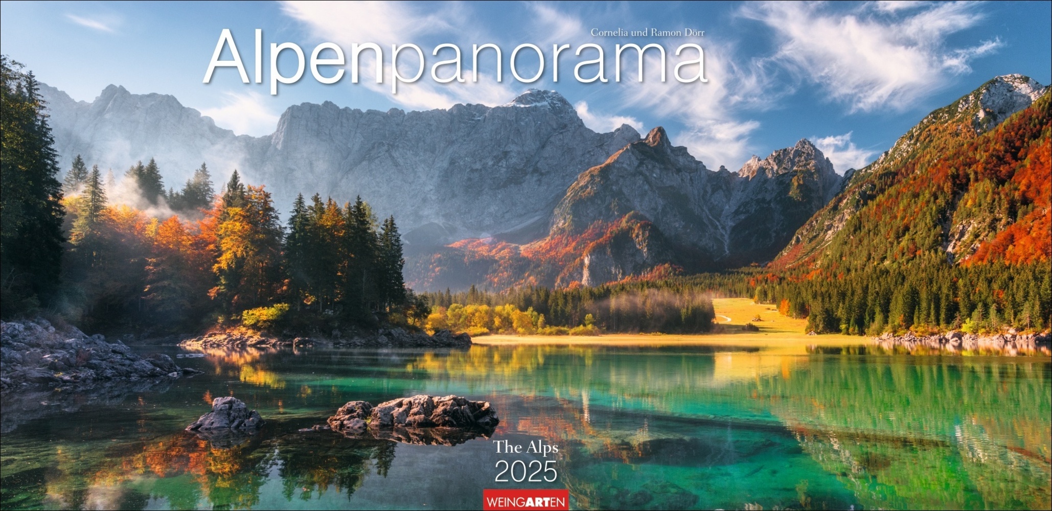 Cover: 9783839900215 | Alpenpanorama Kalender 2025 | Cornelia Dörr (u. a.) | Kalender | 14 S.