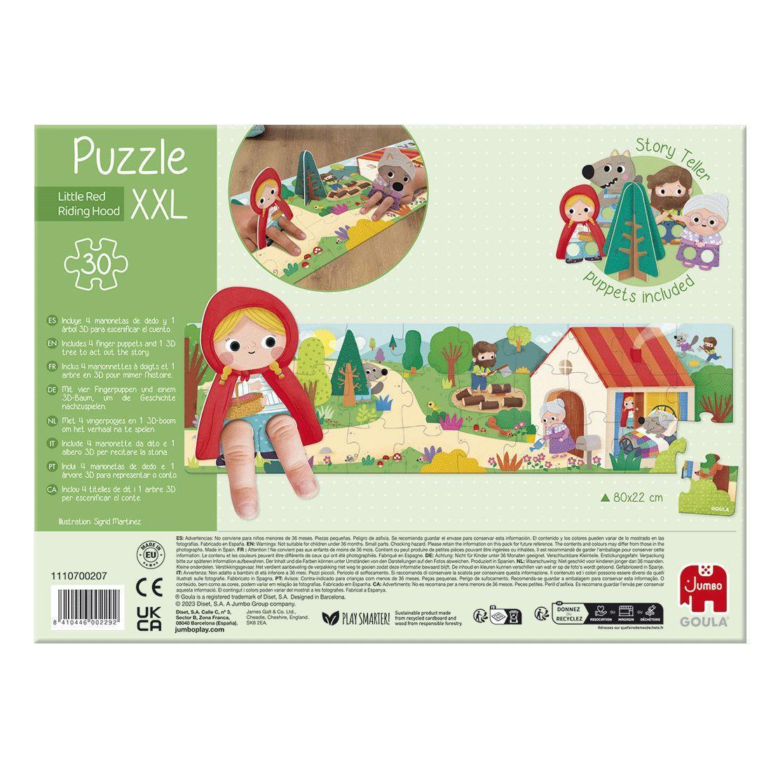 Bild: 8410446002292 | GOULA XXL Puzzle Red Riding Hood | Spiel | Deutsch | 2024