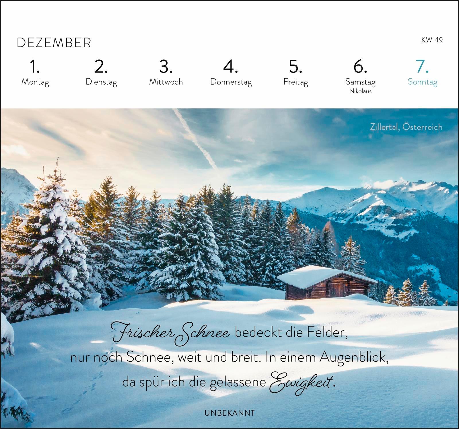 Bild: 4036442012055 | Postkartenkalender 2025: Zauber der Berge | Groh Verlag | Kalender