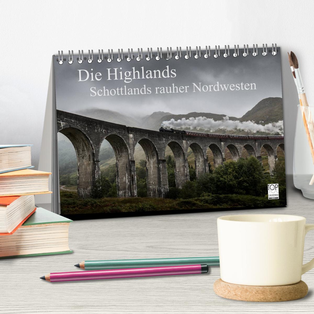 Bild: 9783435538416 | Die Highlands - Schottlands rauher Nordwesten (Tischkalender 2025...