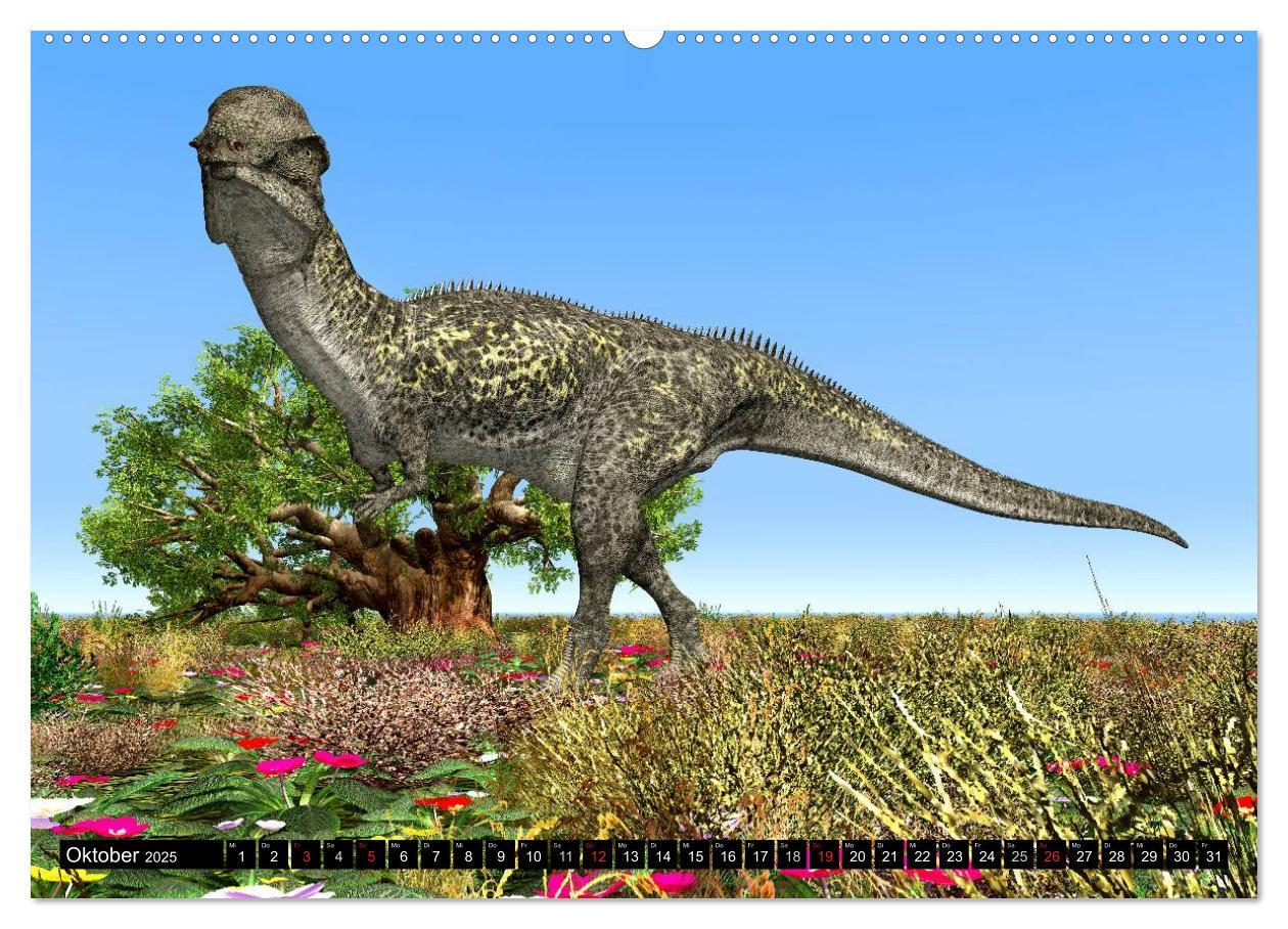 Bild: 9783435567454 | Dinosaurier. Urzeitliche Giganten (Wandkalender 2025 DIN A2 quer),...