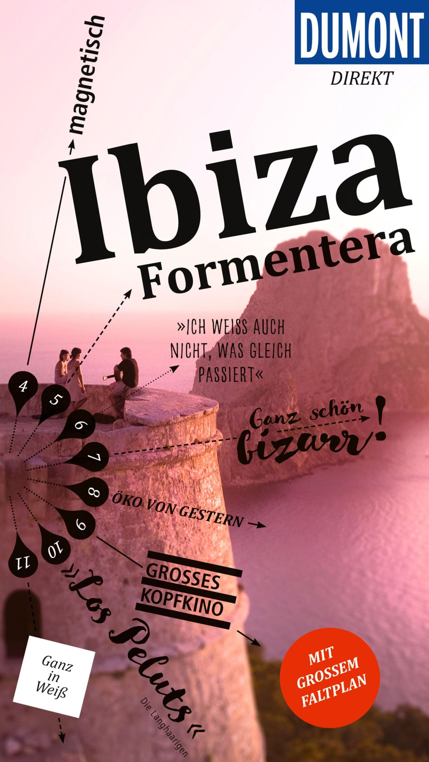 Cover: 9783616001104 | DUMONT direkt Reiseführer Ibiza, Formentera | Mit großem Faltplan