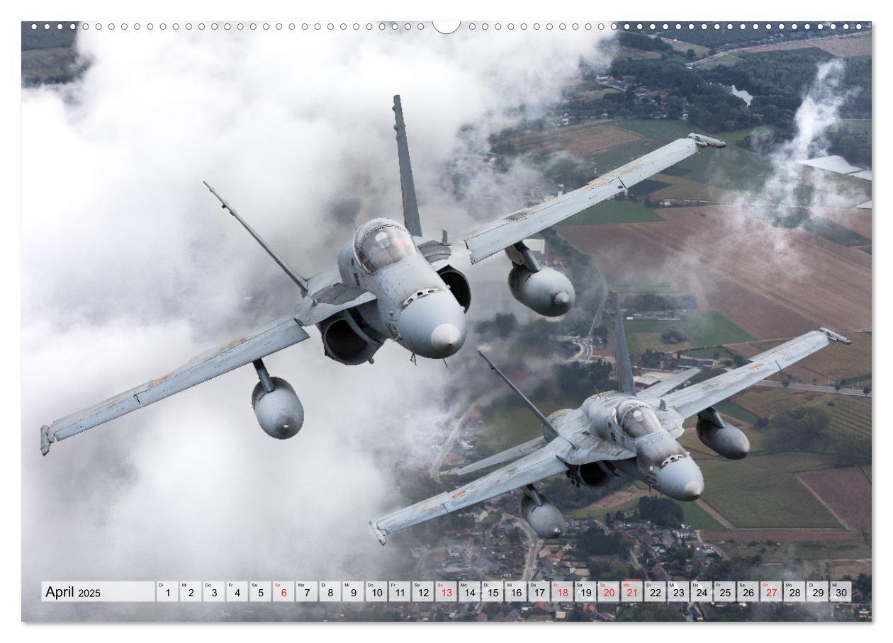 Bild: 9783435173174 | Militärjets aus aller Welt (hochwertiger Premium Wandkalender 2025...