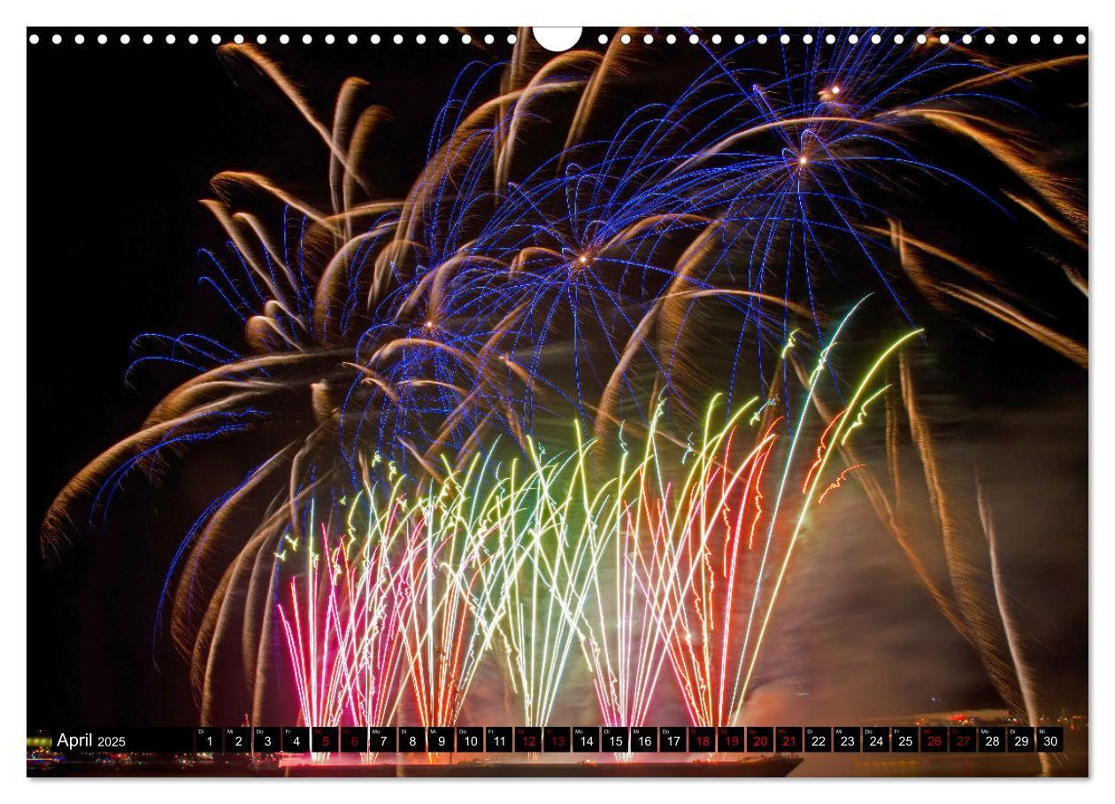 Bild: 9783435062775 | Feuerwerk - Kunstwerke am Himmel (Wandkalender 2025 DIN A3 quer),...