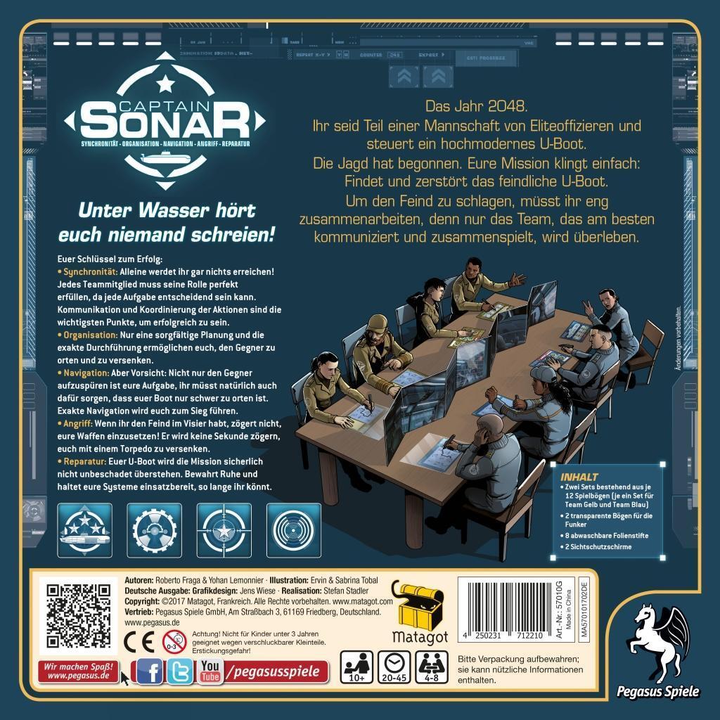 Bild: 4250231712210 | Captain Sonar (deutsche Ausgabe) *Empfohlen Kennerspiel 2017* | Spiel