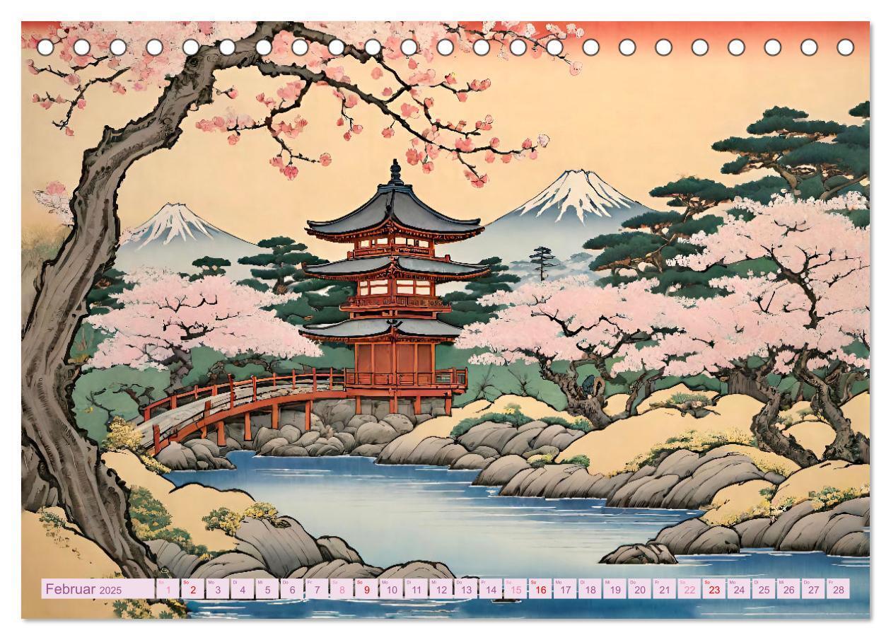 Bild: 9783383825026 | Hanami in Japan (Tischkalender 2025 DIN A5 quer), CALVENDO...