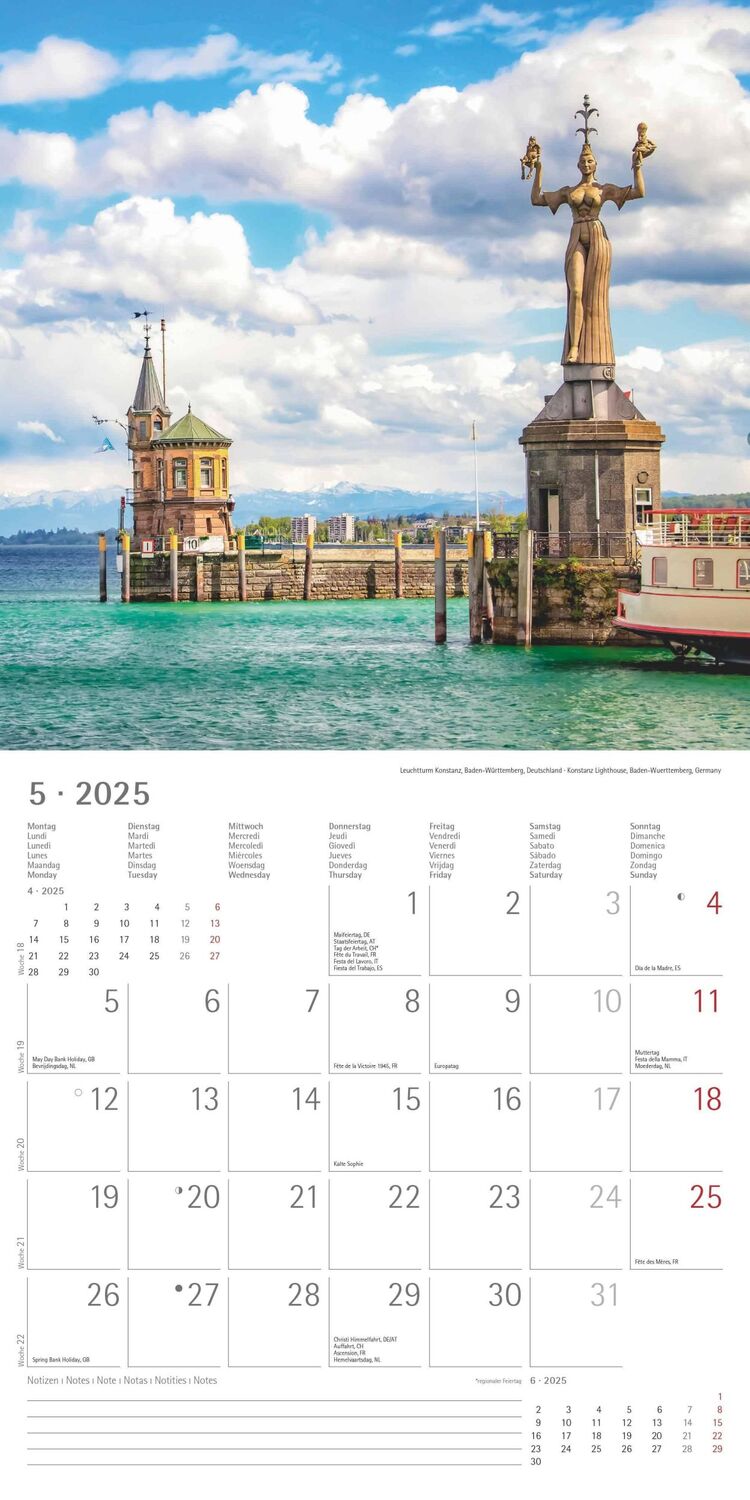 Bild: 4251732343071 | Leuchttürme 2025 - Broschürenkalender 30x30 cm (30x60 geöffnet) -...