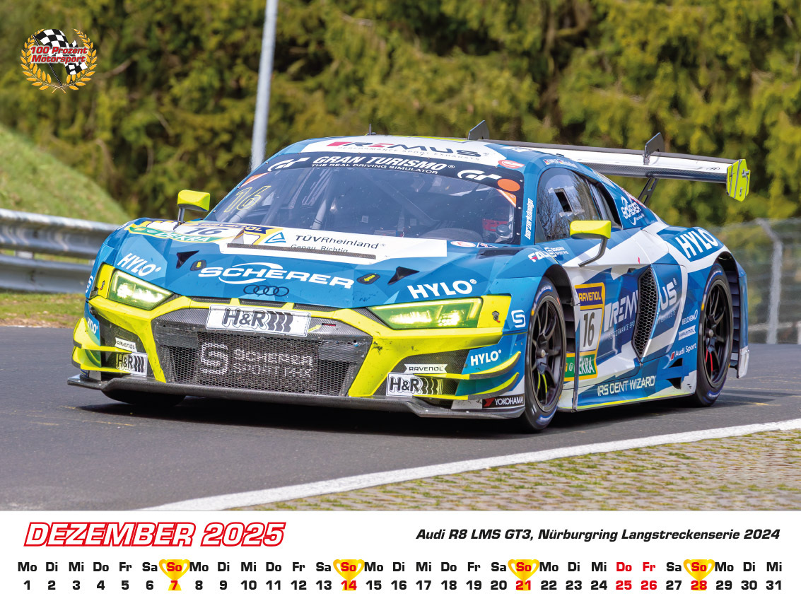 Bild: 9783948794736 | Audi im Rennsport Kalender 2025 | Frank Pommer | Kalender | Deutsch