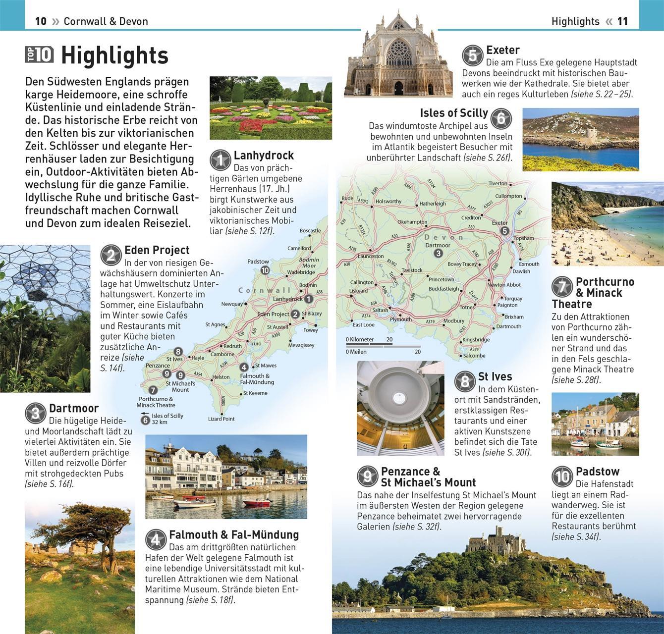 Bild: 9783734207709 | TOP10 Reiseführer Cornwall &amp; Devon | DK Verlag - Reise | Taschenbuch