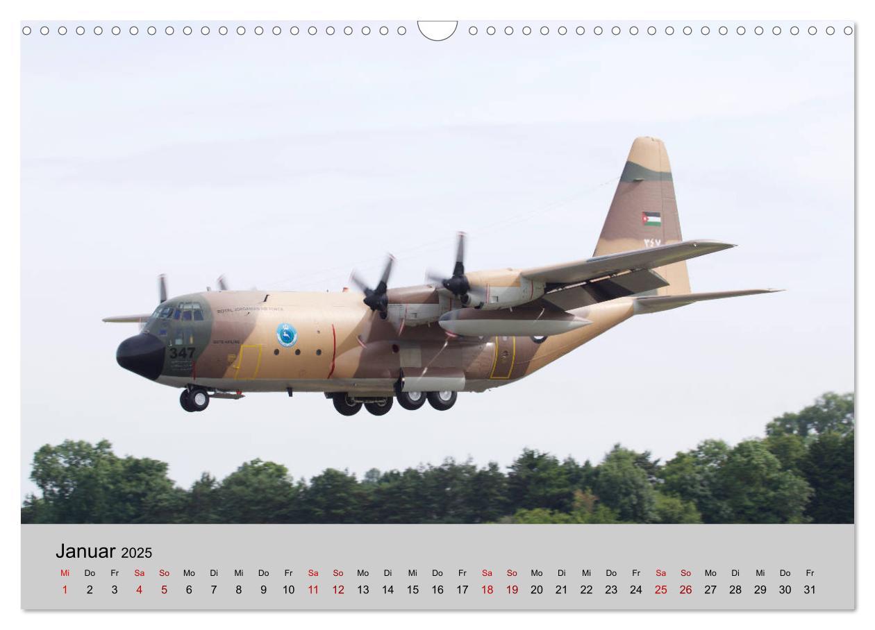 Bild: 9783435375417 | Transportflugzeug C-130 Hercules (Wandkalender 2025 DIN A3 quer),...