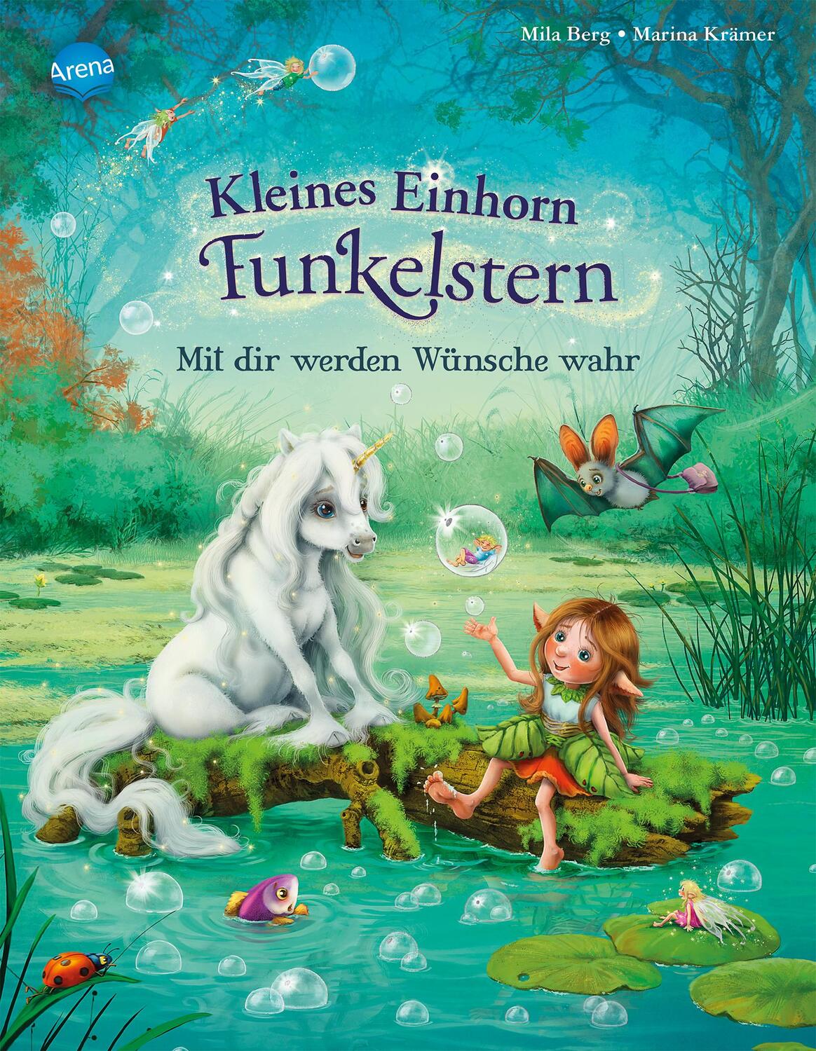 Cover: 9783401712970 | Kleines Einhorn Funkelstern. Mit dir werden Wünsche wahr | Mila Berg