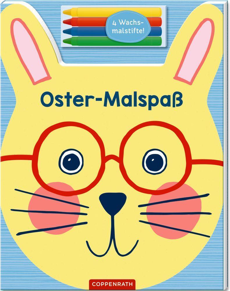 Bild: 9783649641148 | Oster-Malspaß | 4 Wachsmalstifte | Maike Taddicken | Buch | 80 S.