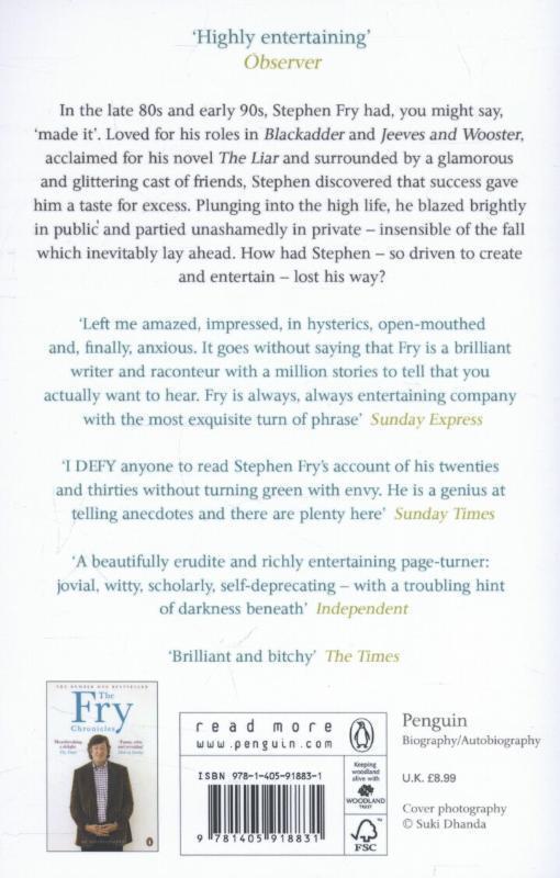 Rückseite: 9781405918831 | More Fool Me | Stephen Fry | Taschenbuch | 388 S. | Englisch | 2015