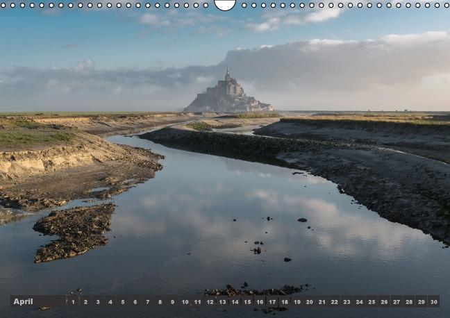 Bild: 9783660581980 | Ein Tag am Mont Saint Michel (Wandkalender immerwährend DIN A3 quer)