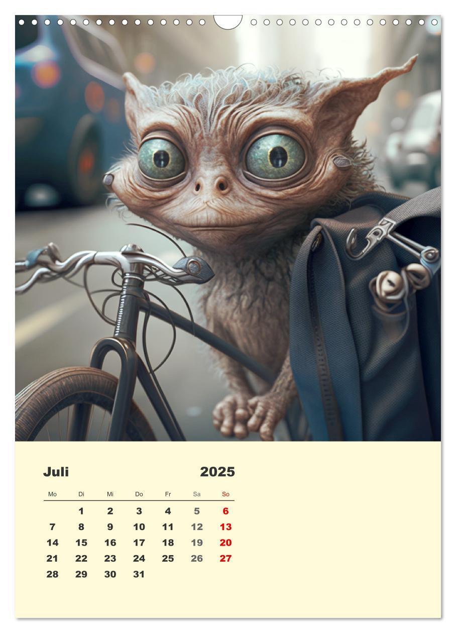 Bild: 9783435875016 | Kleine Gangster. Lustige Monster im Alltag (Wandkalender 2025 DIN...