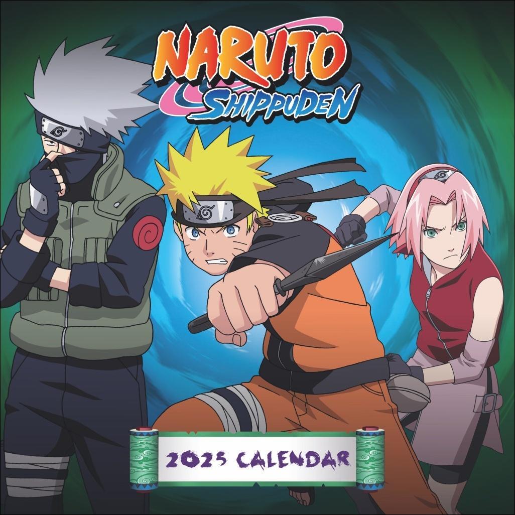 Cover: 9783840196812 | Naruto Broschurkalender 2025 | Kalender | Danilo | 28 S. | Englisch