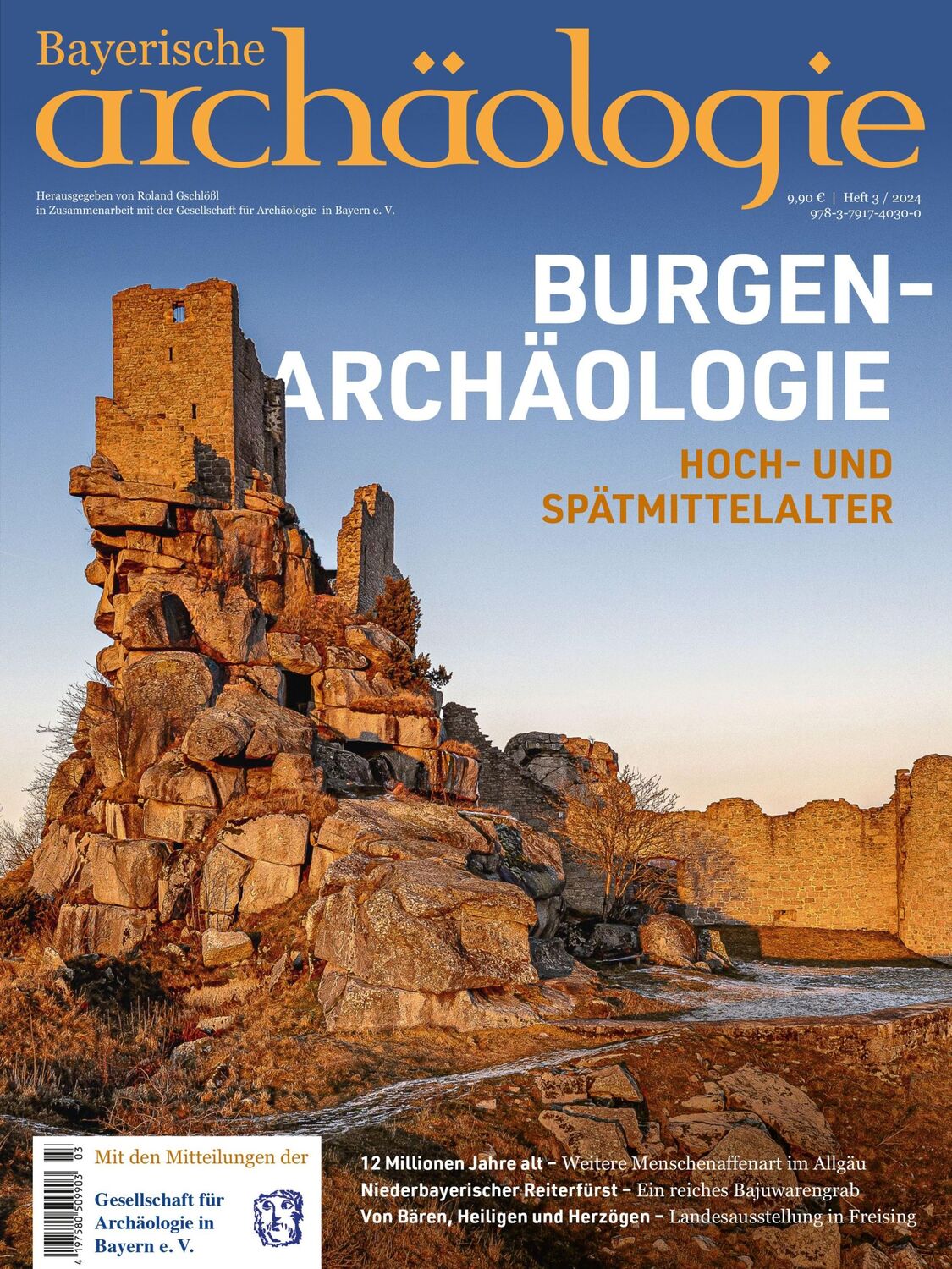 Cover: 9783791740300 | Burgenarchäologie. Hoch- und Spätmittelalter | Roland Gschlößl | 64 S.