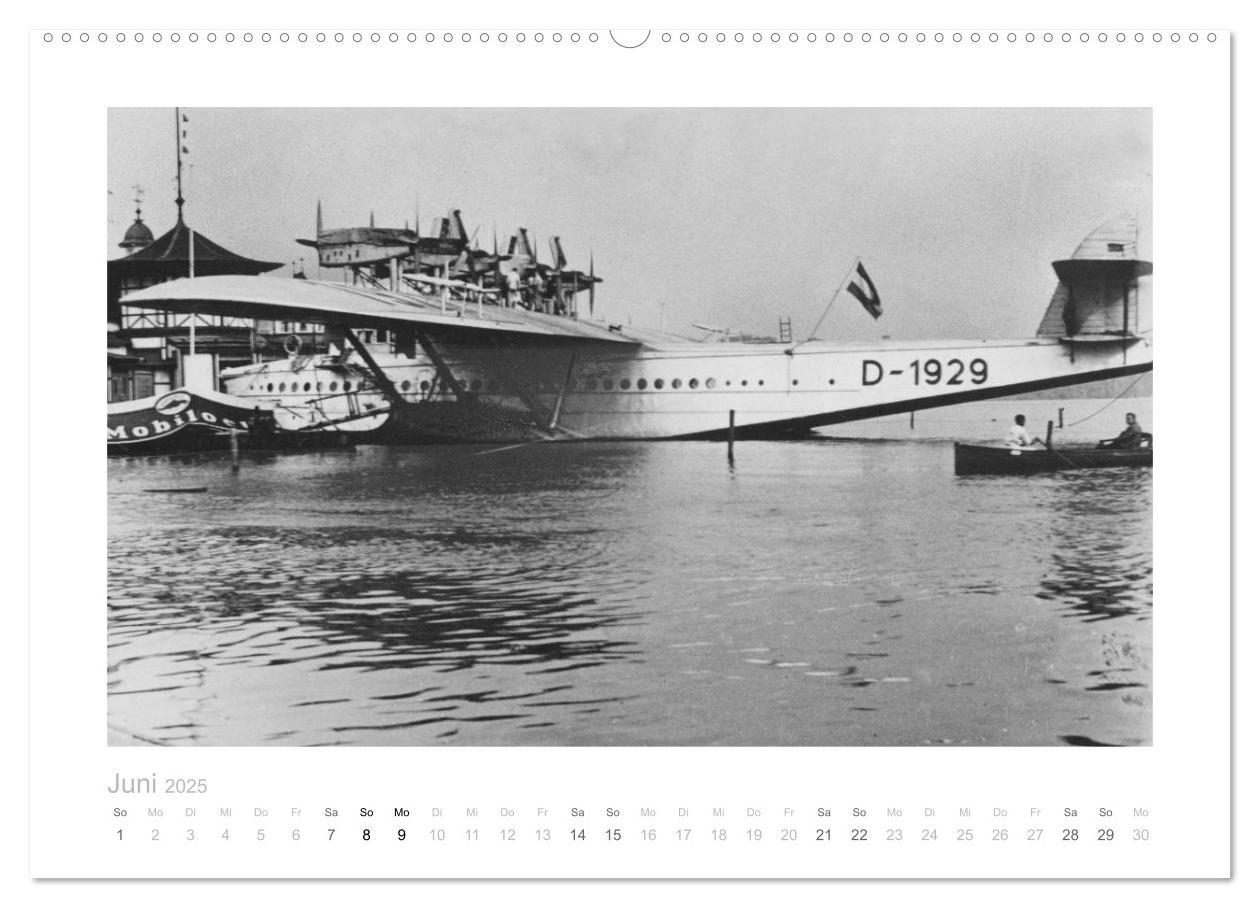 Bild: 9783435446681 | Reise mit dem Flugschiff - Dornier (Wandkalender 2025 DIN A2 quer),...