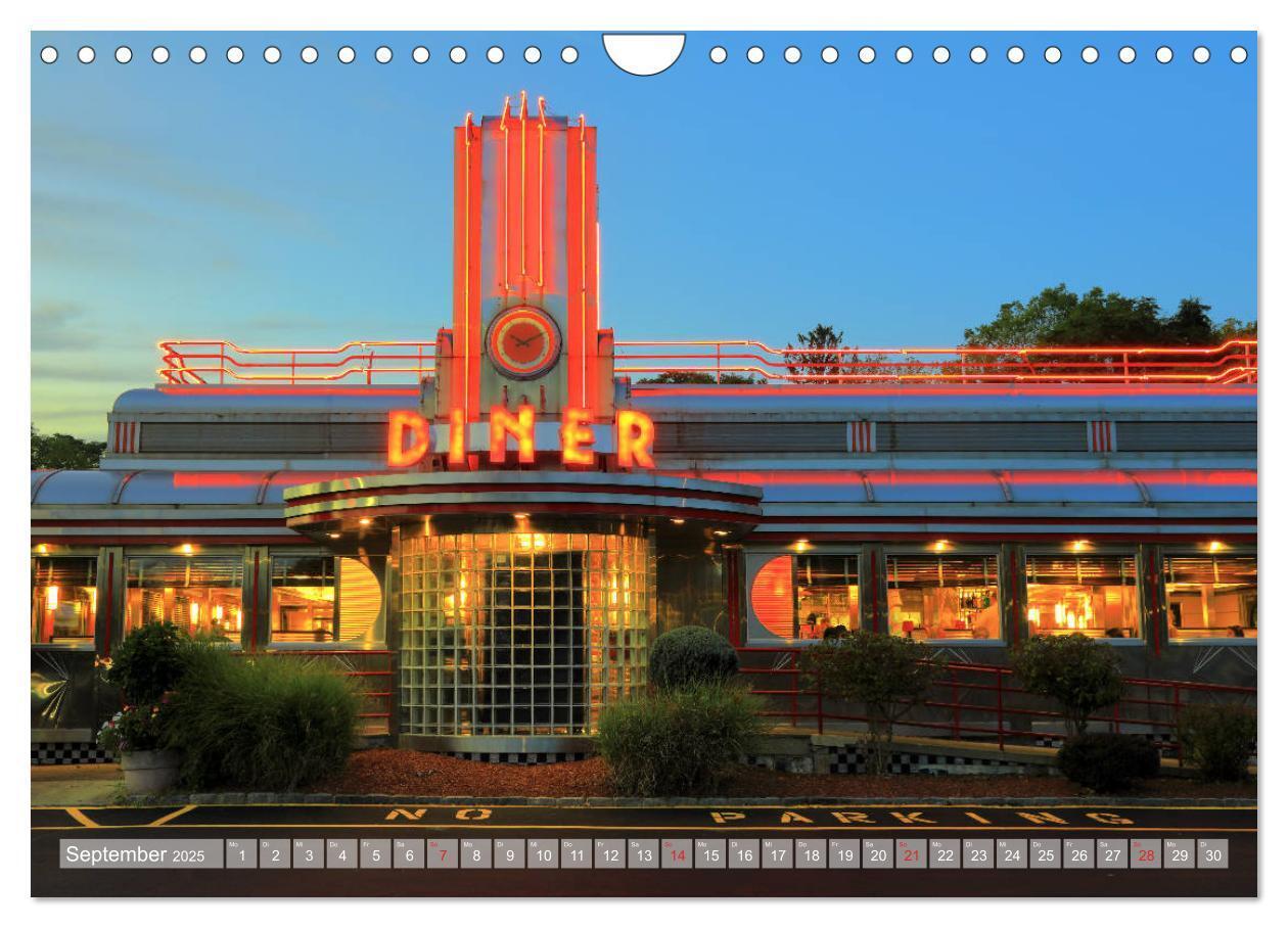 Bild: 9783435166886 | American Diner - es gibt sie noch (Wandkalender 2025 DIN A4 quer),...