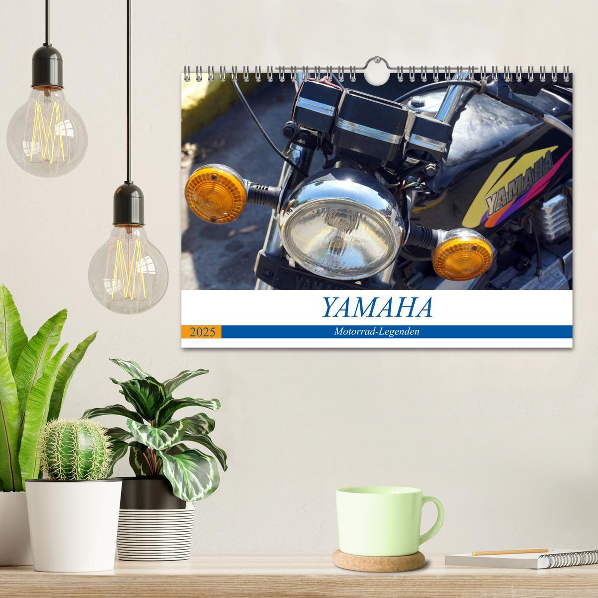 Bild: 9783435372768 | YAMAHA - Motorrad-Legenden (Wandkalender 2025 DIN A4 quer),...