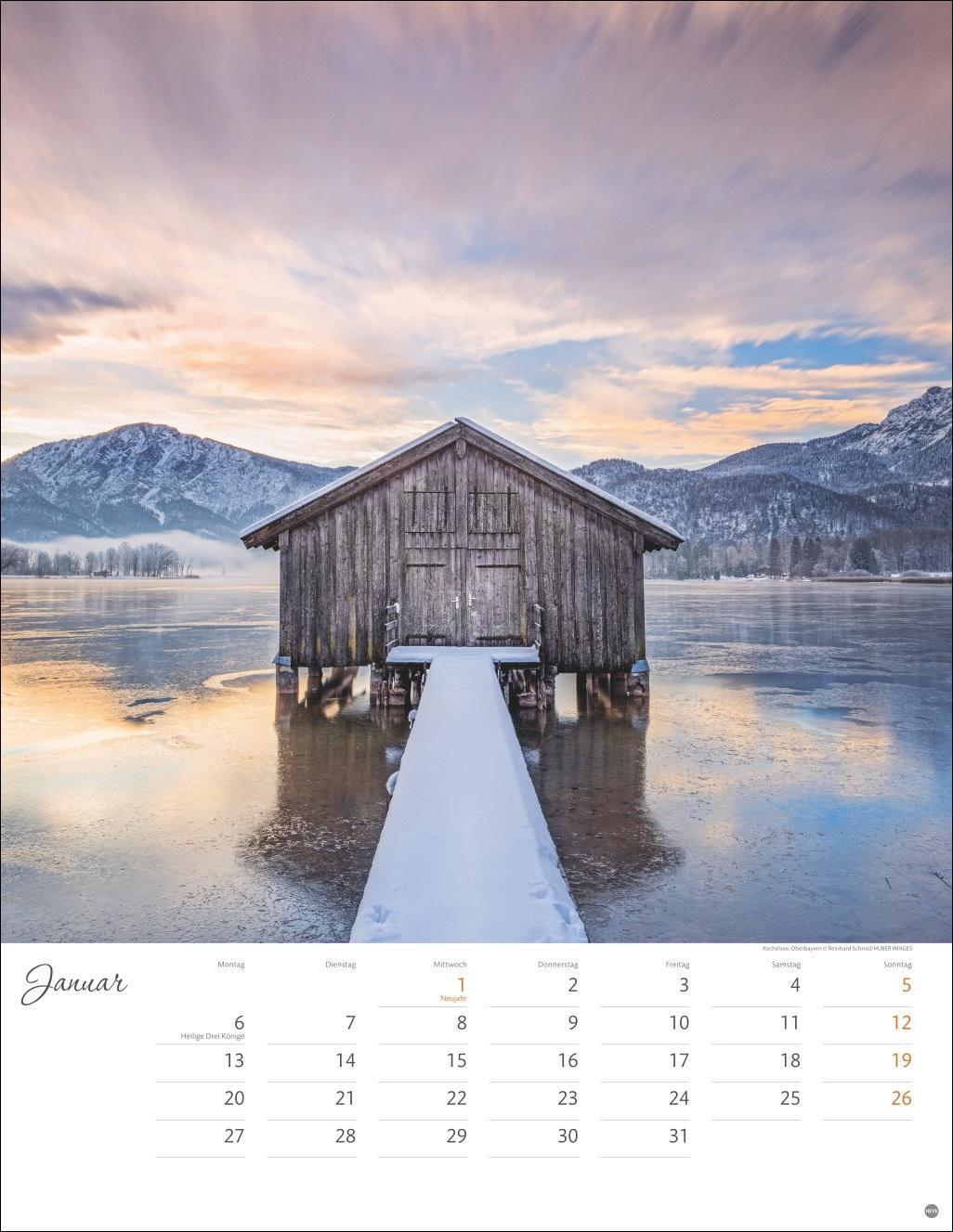 Bild: 9783756405275 | Wege zum Wasser Posterkalender 2025 | Heye | Kalender | Spiralbindung