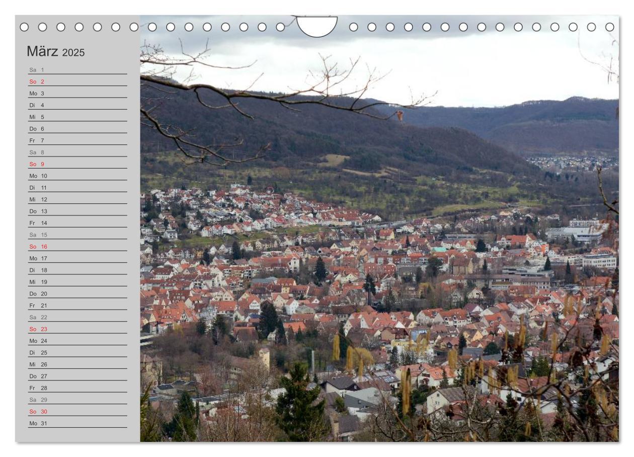 Bild: 9783435440603 | Pfullingen ... und Umgebung (Wandkalender 2025 DIN A4 quer),...