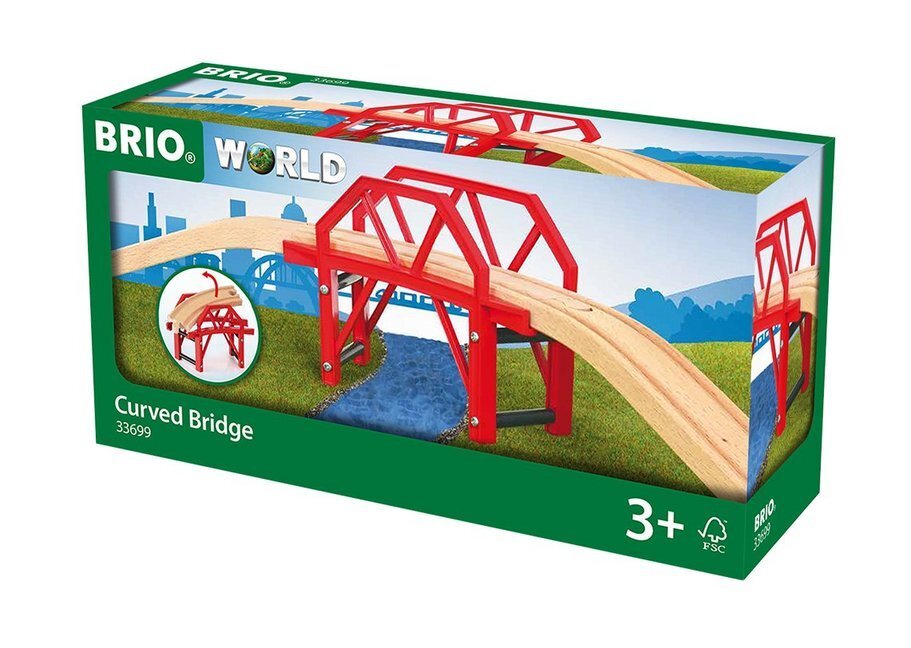 Cover: 7312350336993 | 33699 BRIO Bahnbrücke mit Auffahrten | BRIO® | Stück | In Schachtel