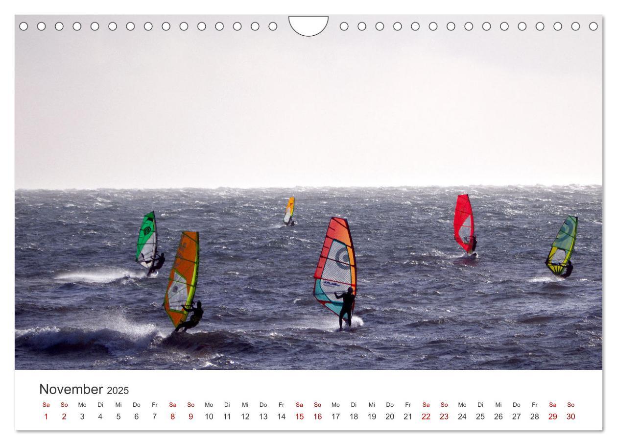 Bild: 9783383927898 | Windsurfen - Wellen und Wind (Wandkalender 2025 DIN A4 quer),...