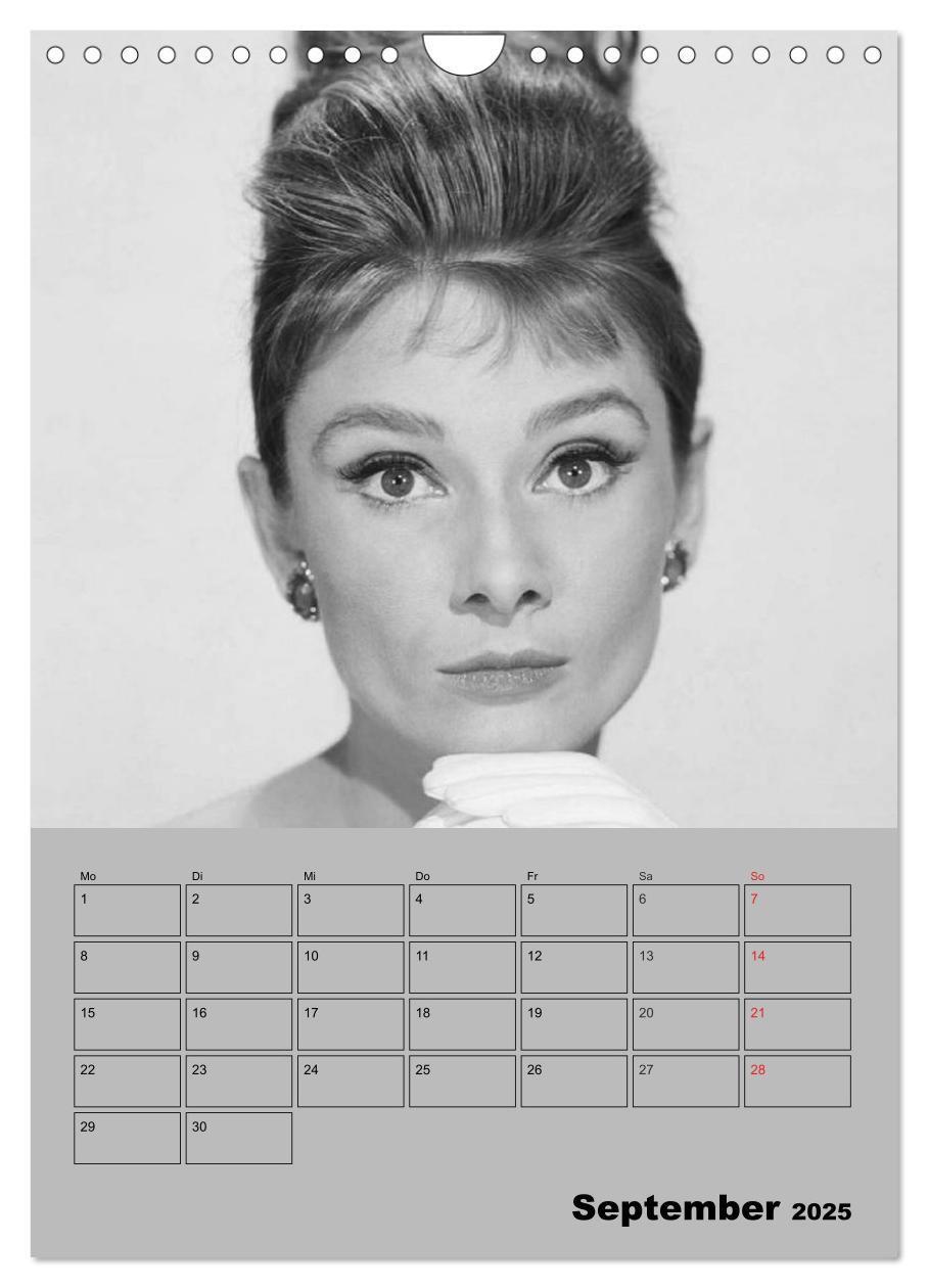 Bild: 9783457023938 | Hollywood-Diva. Audrey Hepburn (Wandkalender 2025 DIN A4 hoch),...