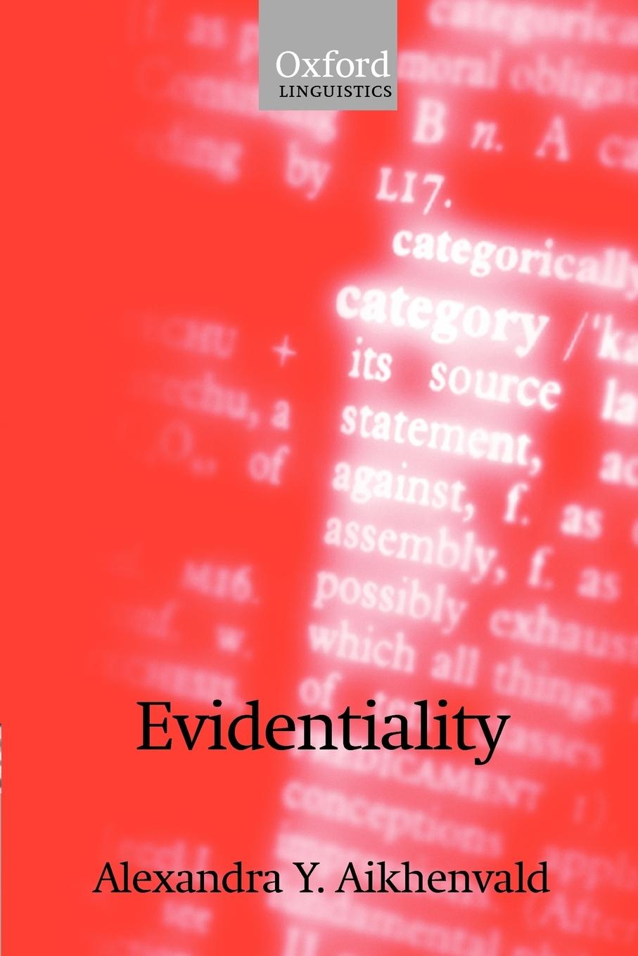 Cover: 9780199204335 | Evidentiality | Alexandra Y. Aikhenvald | Taschenbuch | Paperback