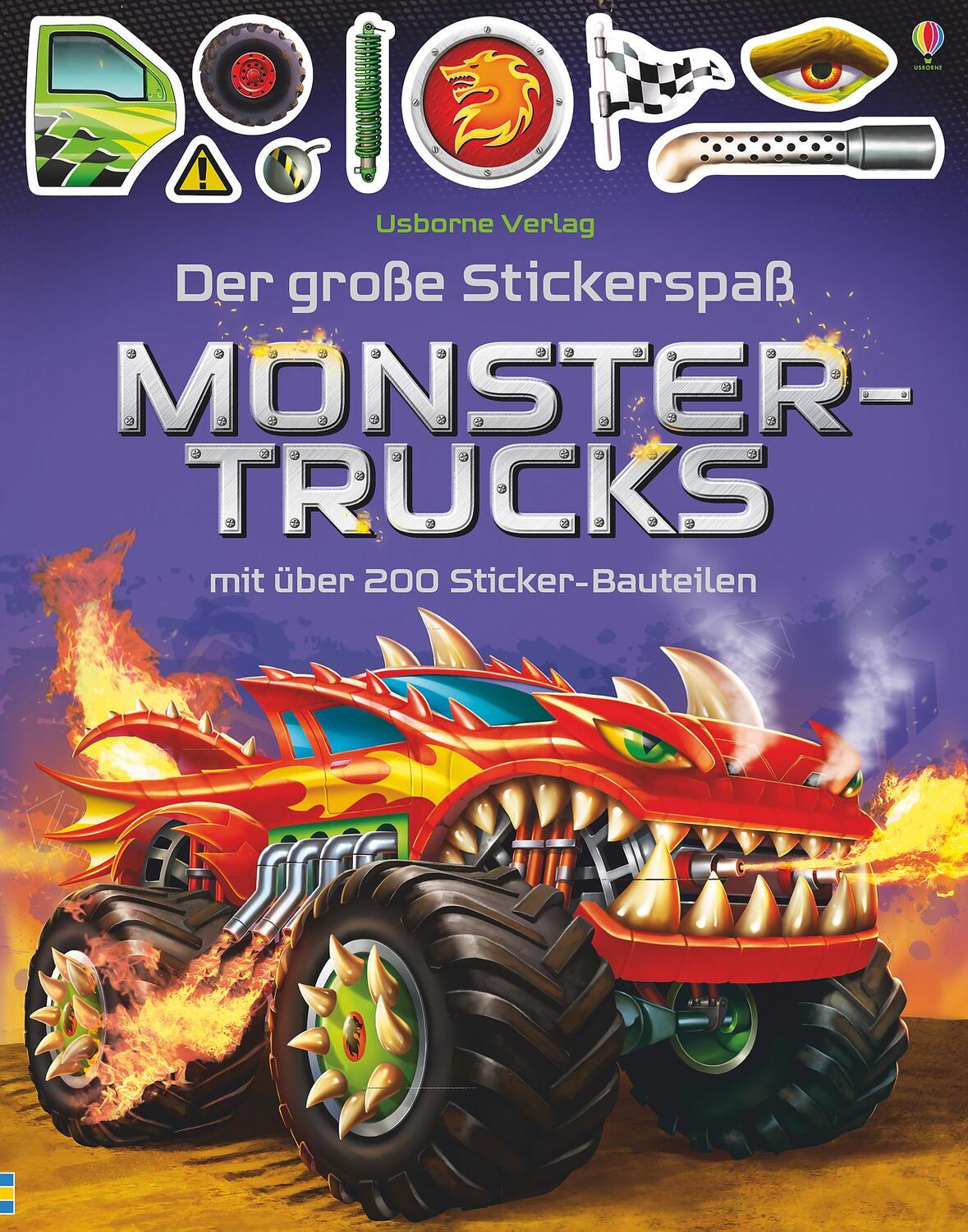 Cover: 9781782327851 | Der große Stickerspaß: Monstertrucks | Simon Tudhope | Taschenbuch