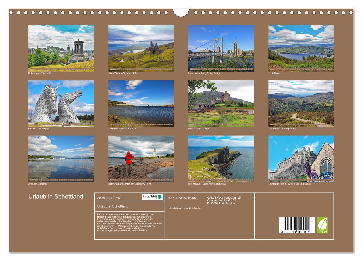 Bild: 9783383953187 | Urlaub in Schottland (Wandkalender 2025 DIN A3 quer), CALVENDO...